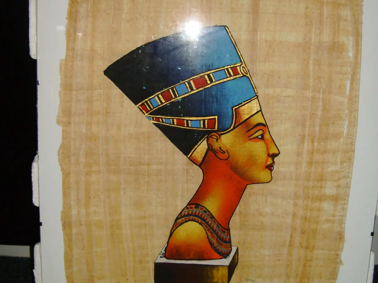 Billede 2 - Håndmalede egyptiske motiver på papyrus