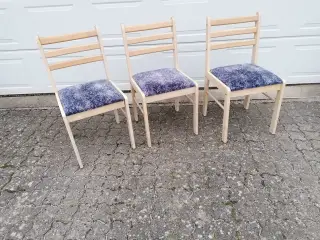 Spisebordsstole med Stofsæder