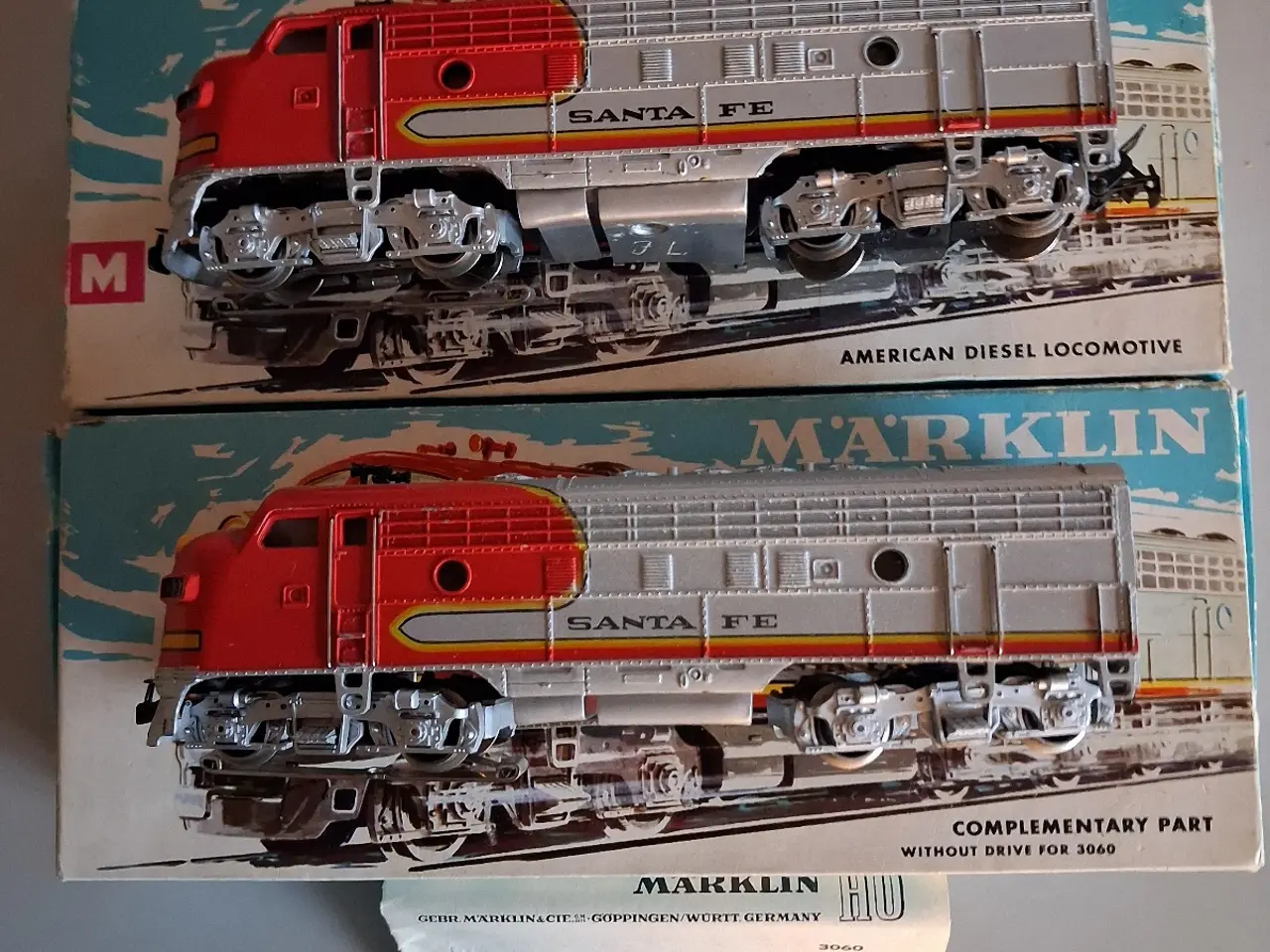 Billede 2 - Märklin SantaFe #3060/4060 H0 ac analog