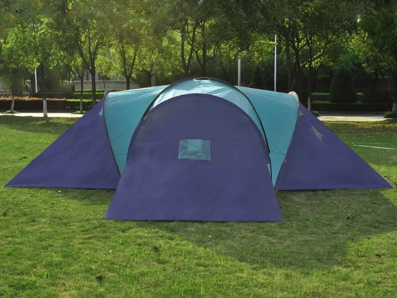 Billede 6 - Campingtelt til 9 personer - mørkeblå/blå, 3 rum