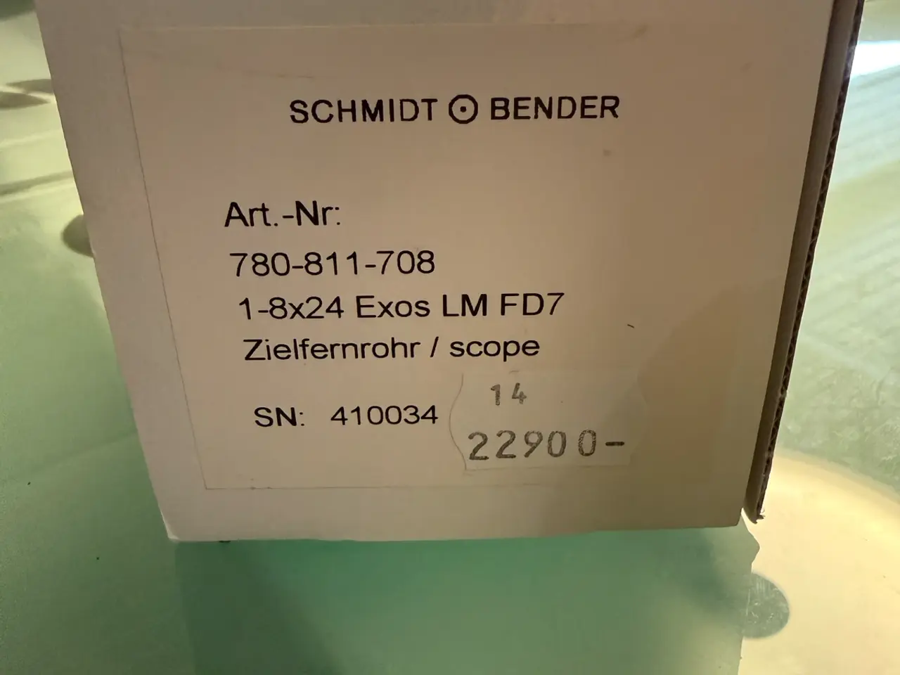 Billede 1 - Schmidt & Bender Exos 1-8x24 LM FD7