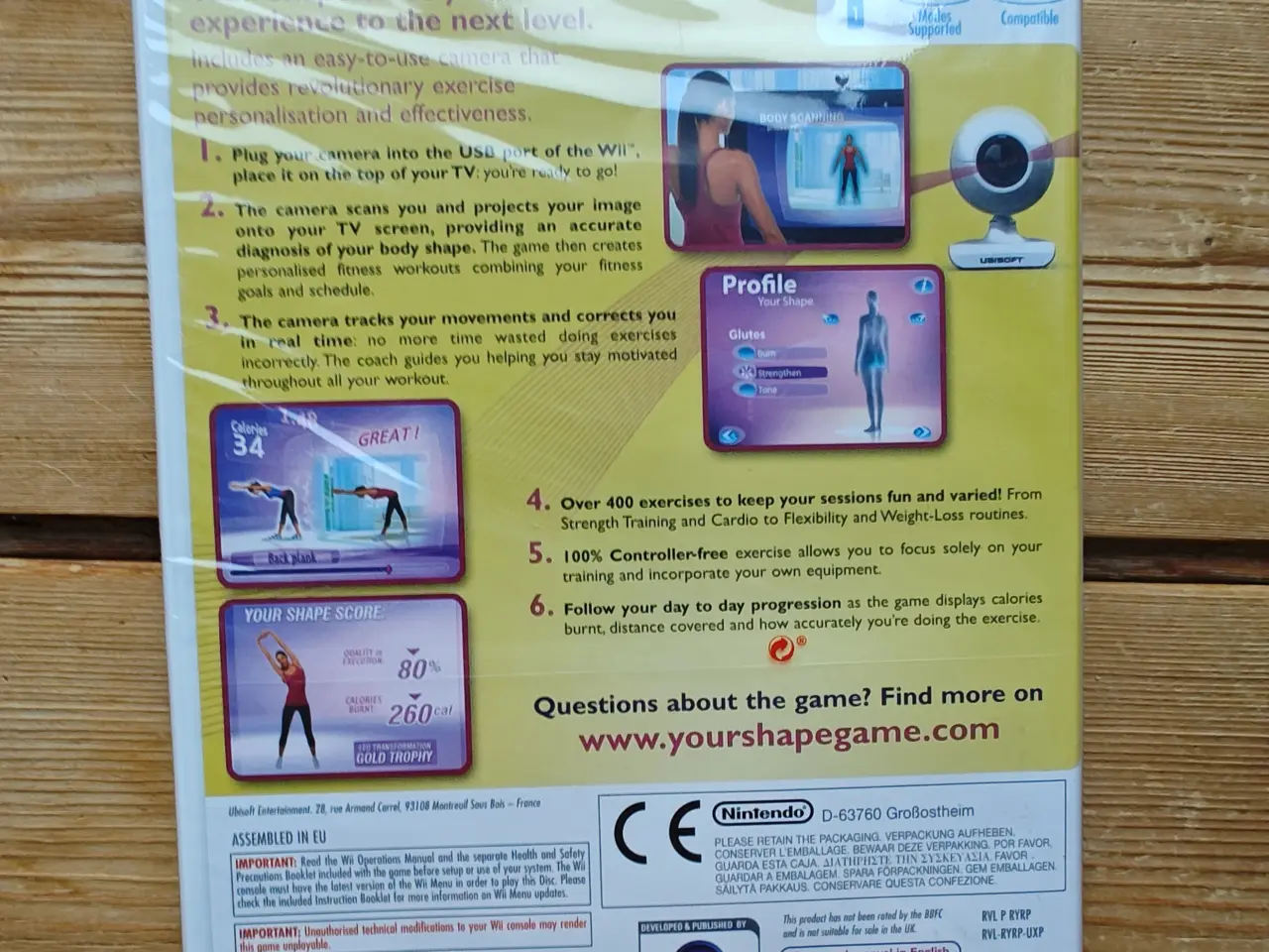 Billede 2 - Your Shape til Nintendo WII - NY I FOLIE