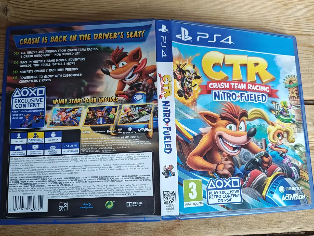 Billede 1 - CTR Crash Team Racing Nitro Fueled - Playstation 4