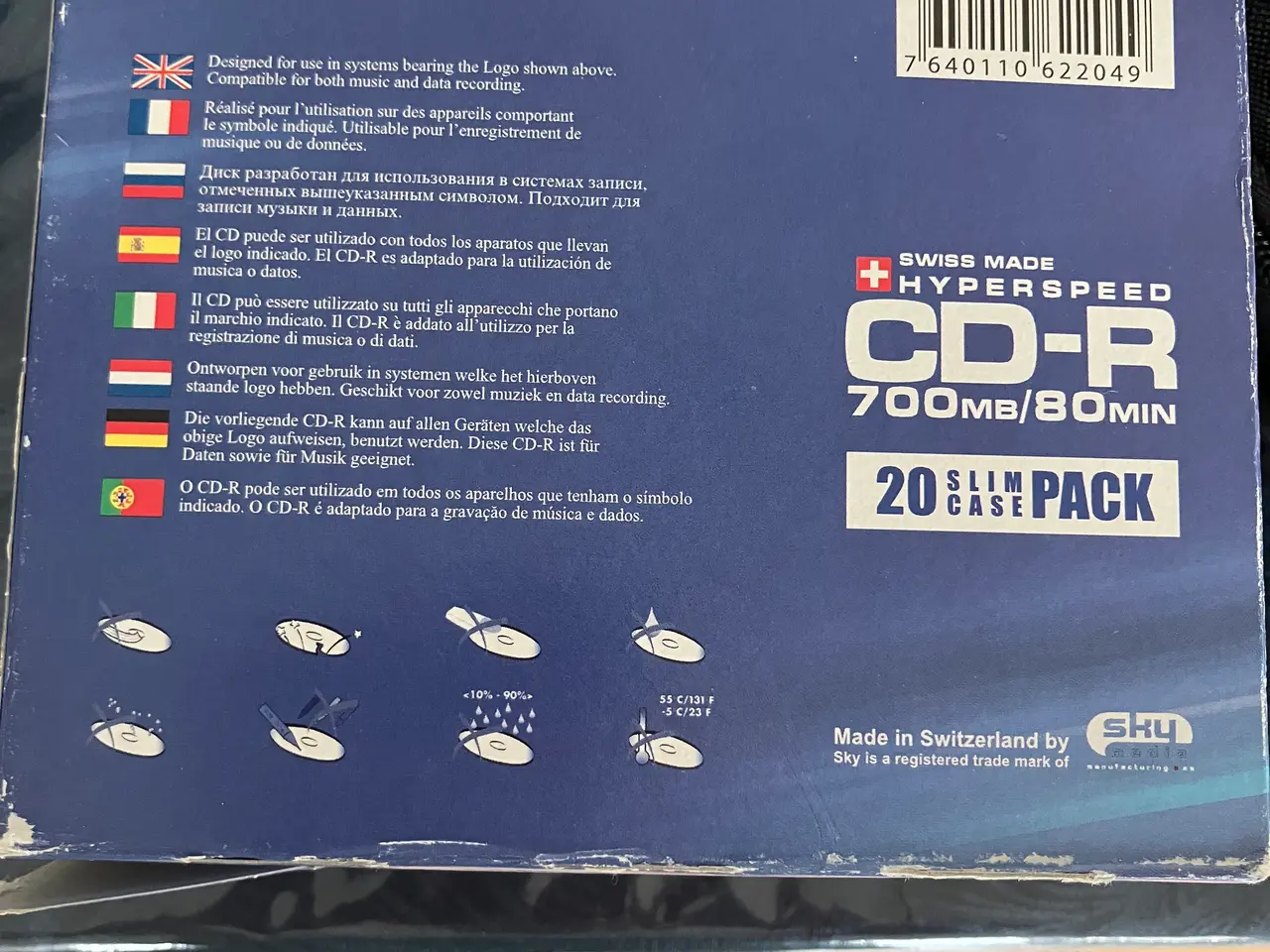 Billede 1 - CD-R 700MB/80min - Swiss Made - 18stk. i slimcases