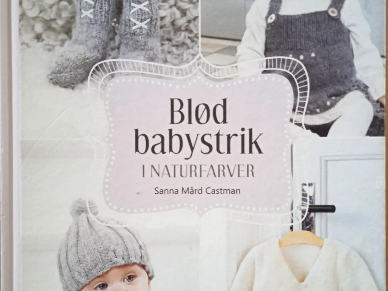 Billede 1 - Blød babystrik i naturfarver