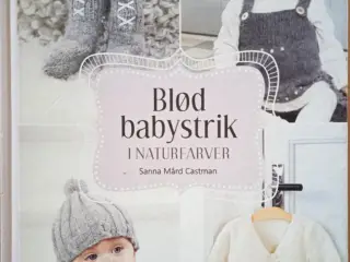 Blød babystrik i naturfarver
