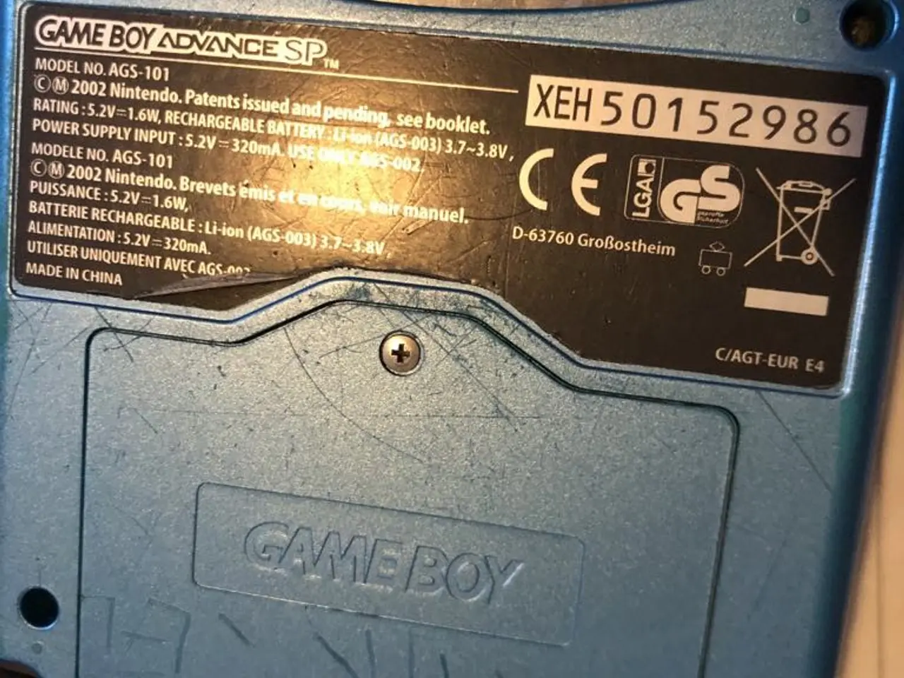 Billede 5 - Surf Blue gameBoy Advance SP, AGS 101 + Spil
