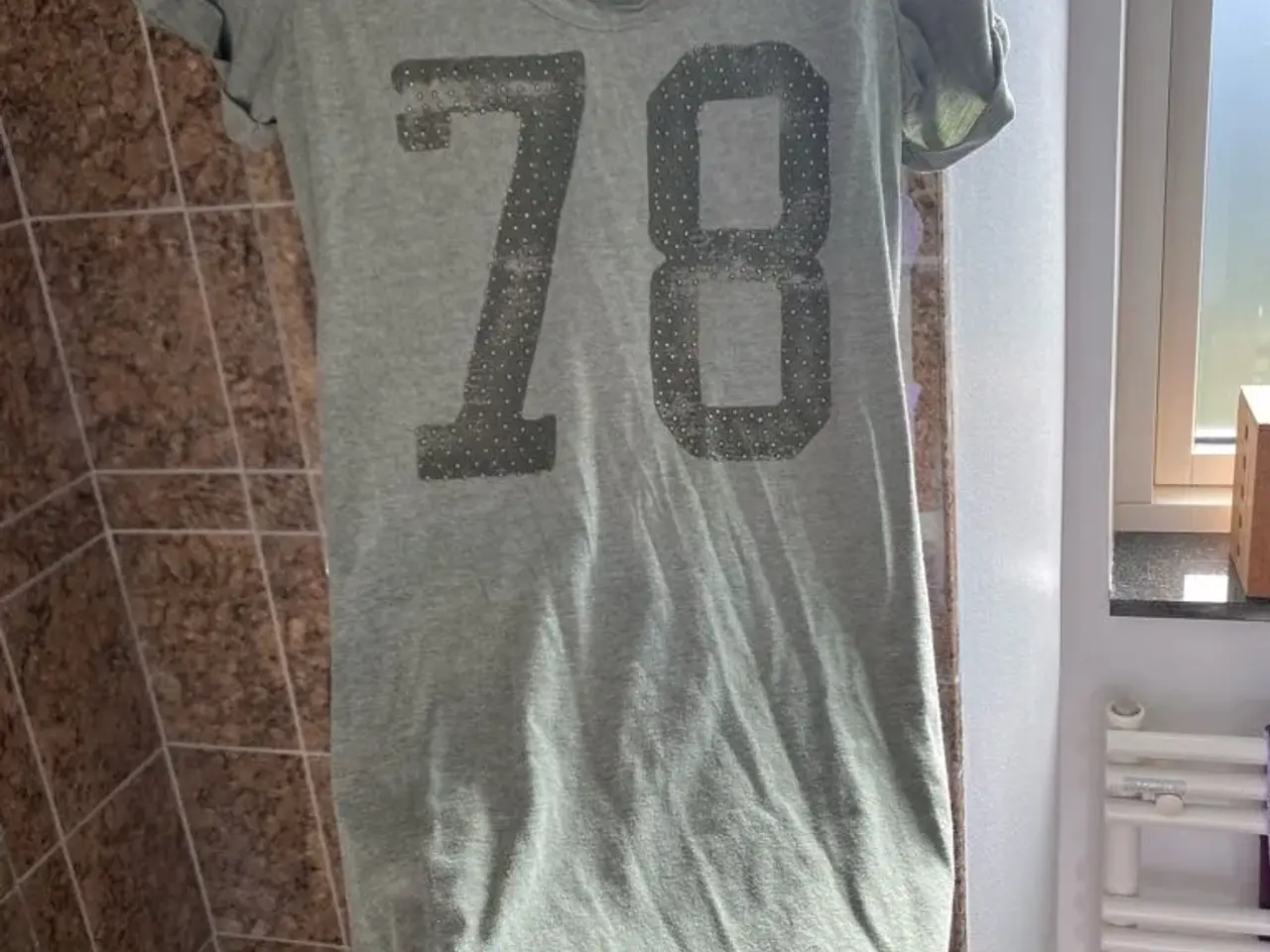 Billede 1 - Smart grøn lang t-shirt str M