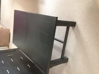 Sofabord masiv eg mørkbejdset