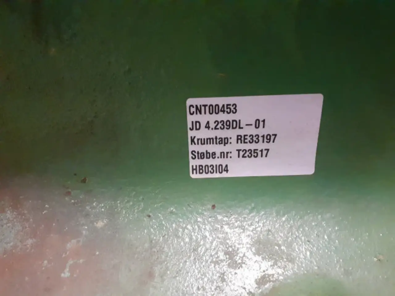 Billede 5 - John Deere 4.239DL-01 Blok og krumtap