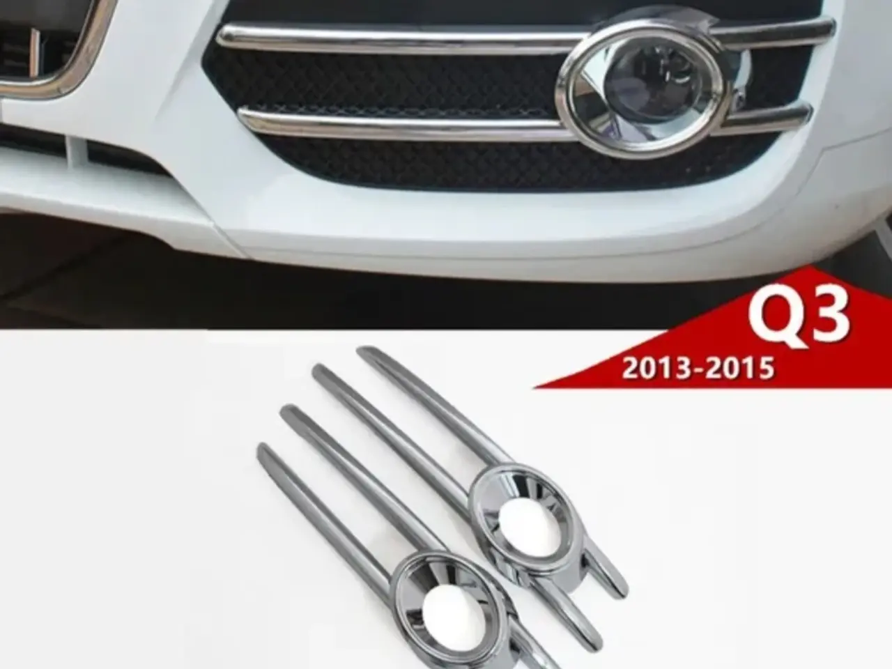 Billede 1 - Vw-audi chrome tågelygte cover