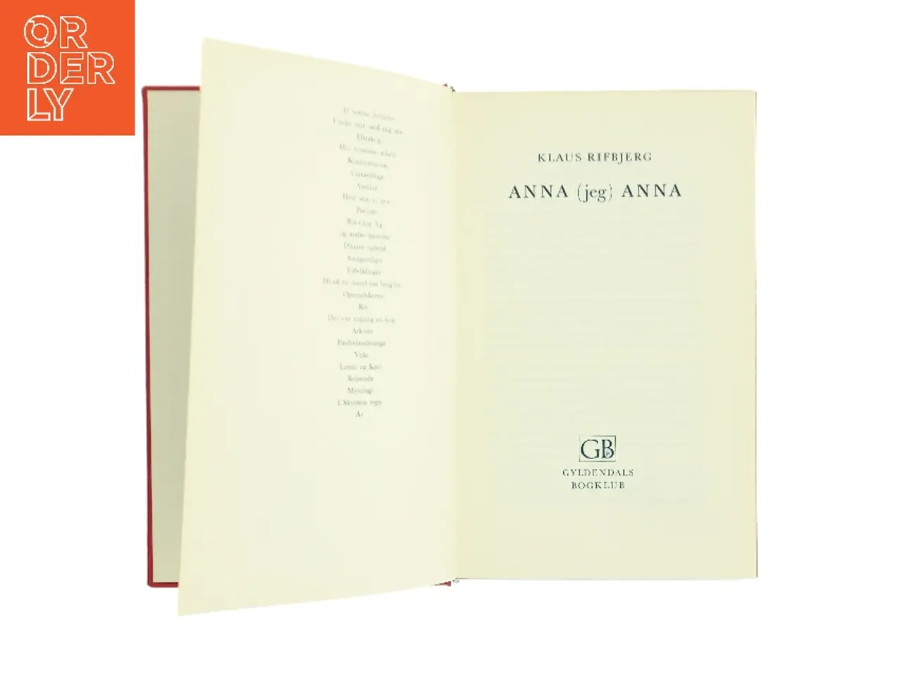 Billede 1 - Anna (jeg) Anna af Klaus Rifbjerg (Bog)