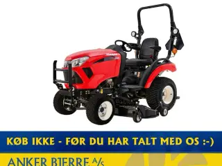 Yanmar SA 221 4WD inkl. 152 cm klipper og frontlæsser med skovl