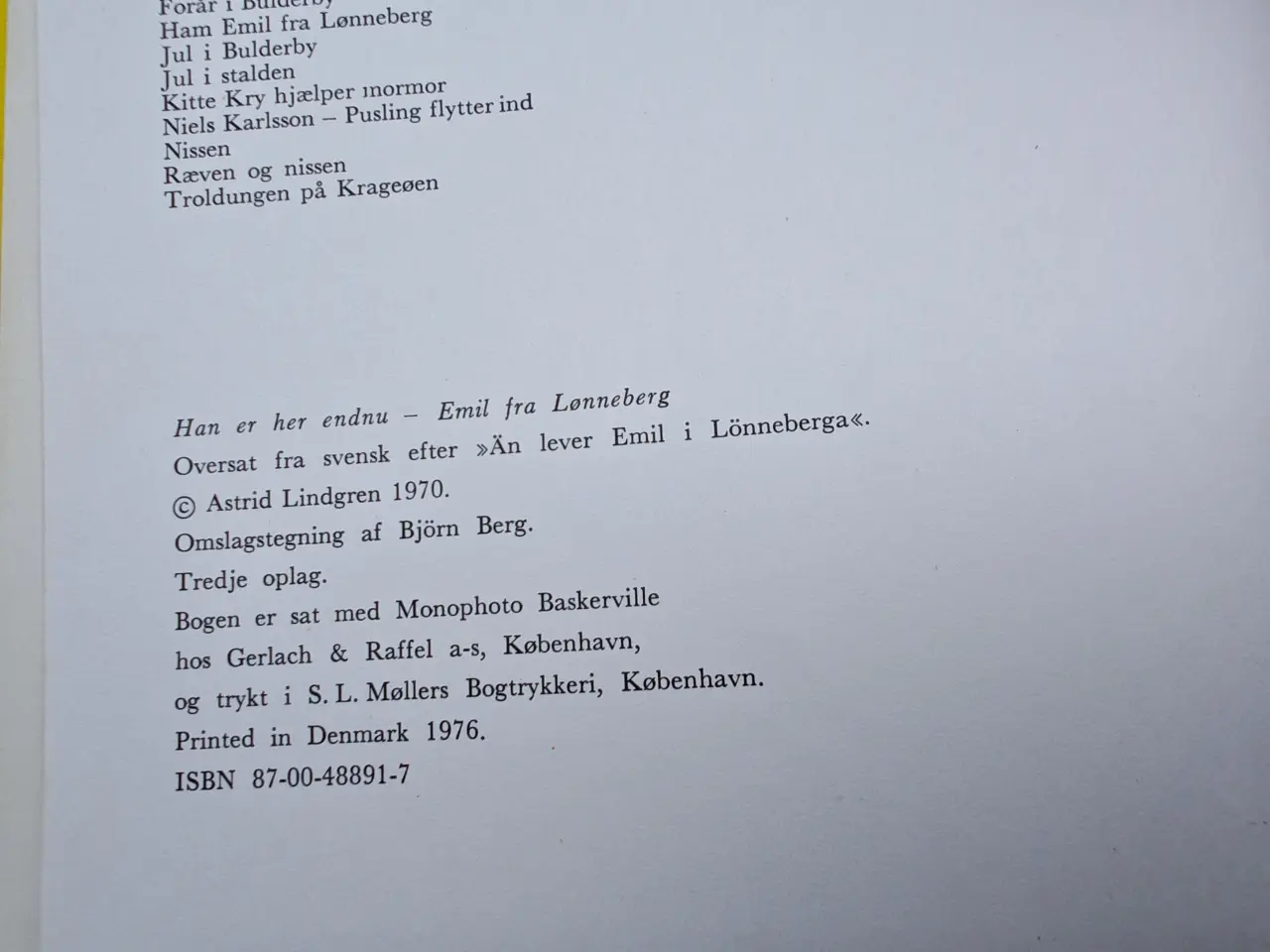 Billede 2 - Han er her endnu - Emil fra Lønneberg Bog