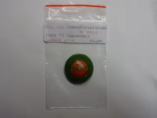 Cementtromle bund , grøn med decal