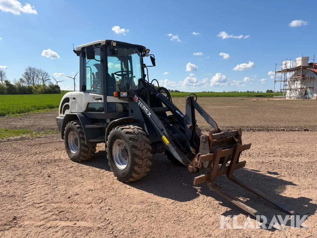 Billede 7 - Minilæsser Terex TL65 med skovl og pallegaffel