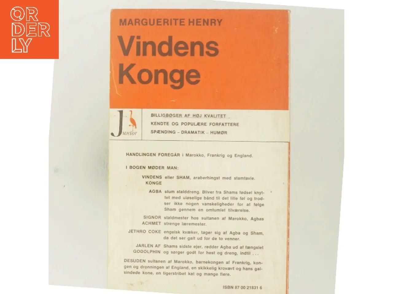 Billede 3 - Vindens konge af Marguerite Henry (Bog)