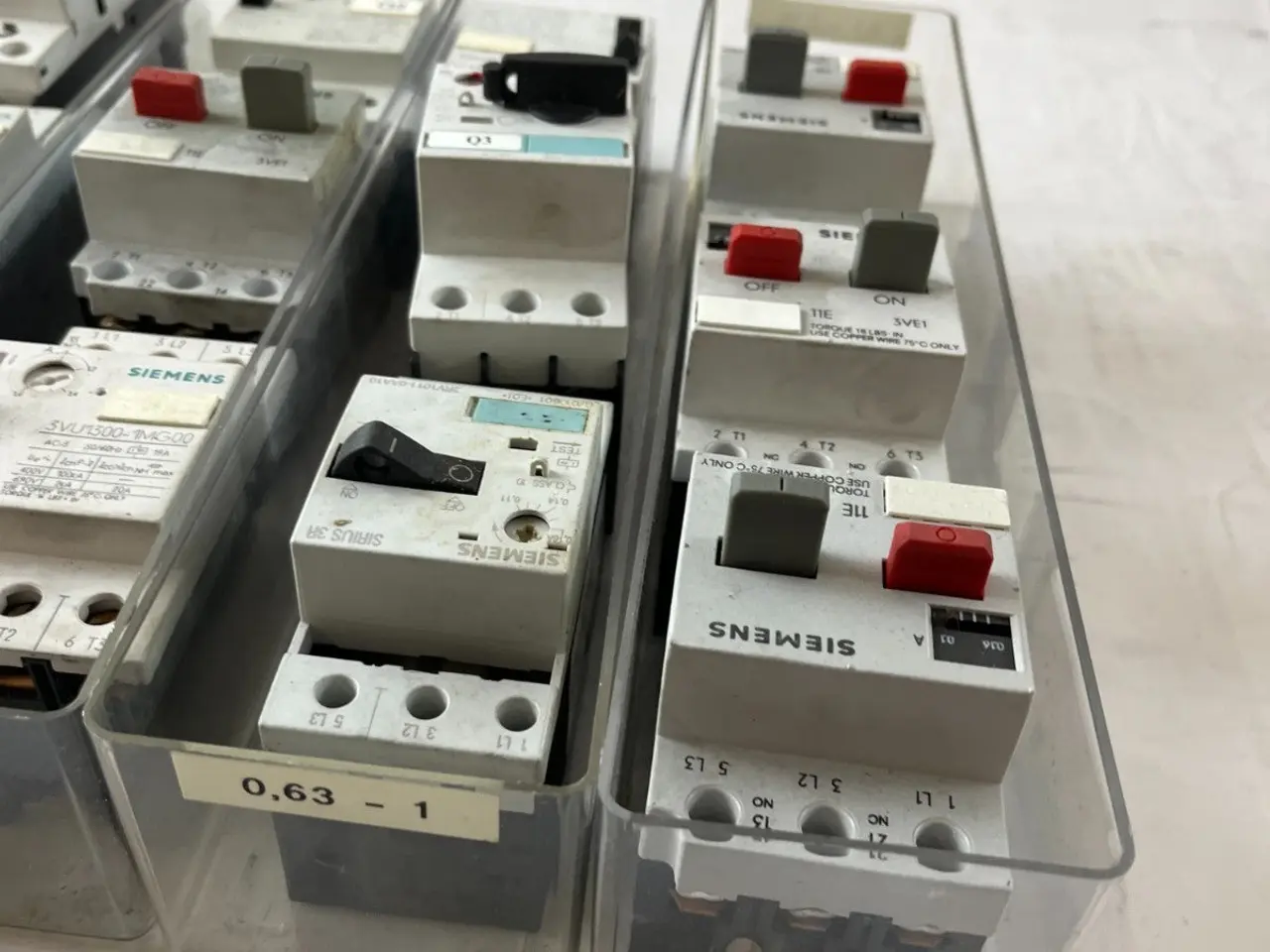 Billede 12 - Siemens Motor Starter parti 18pcs 3VE1 3RV 3VU