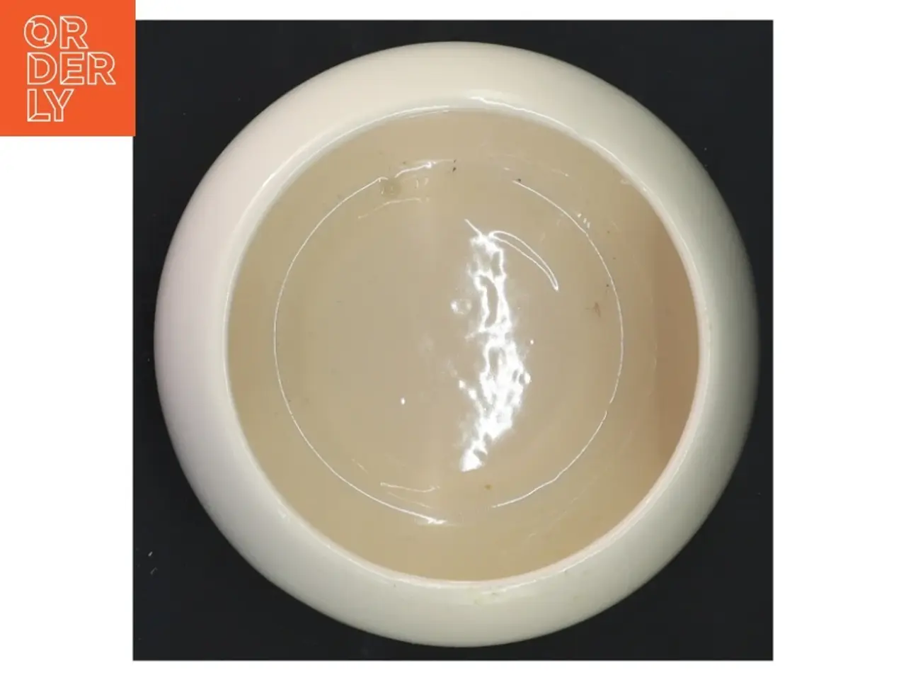 Billede 3 - Lys keramisk vase/krukke (str. Ø 11,5x8 cm)