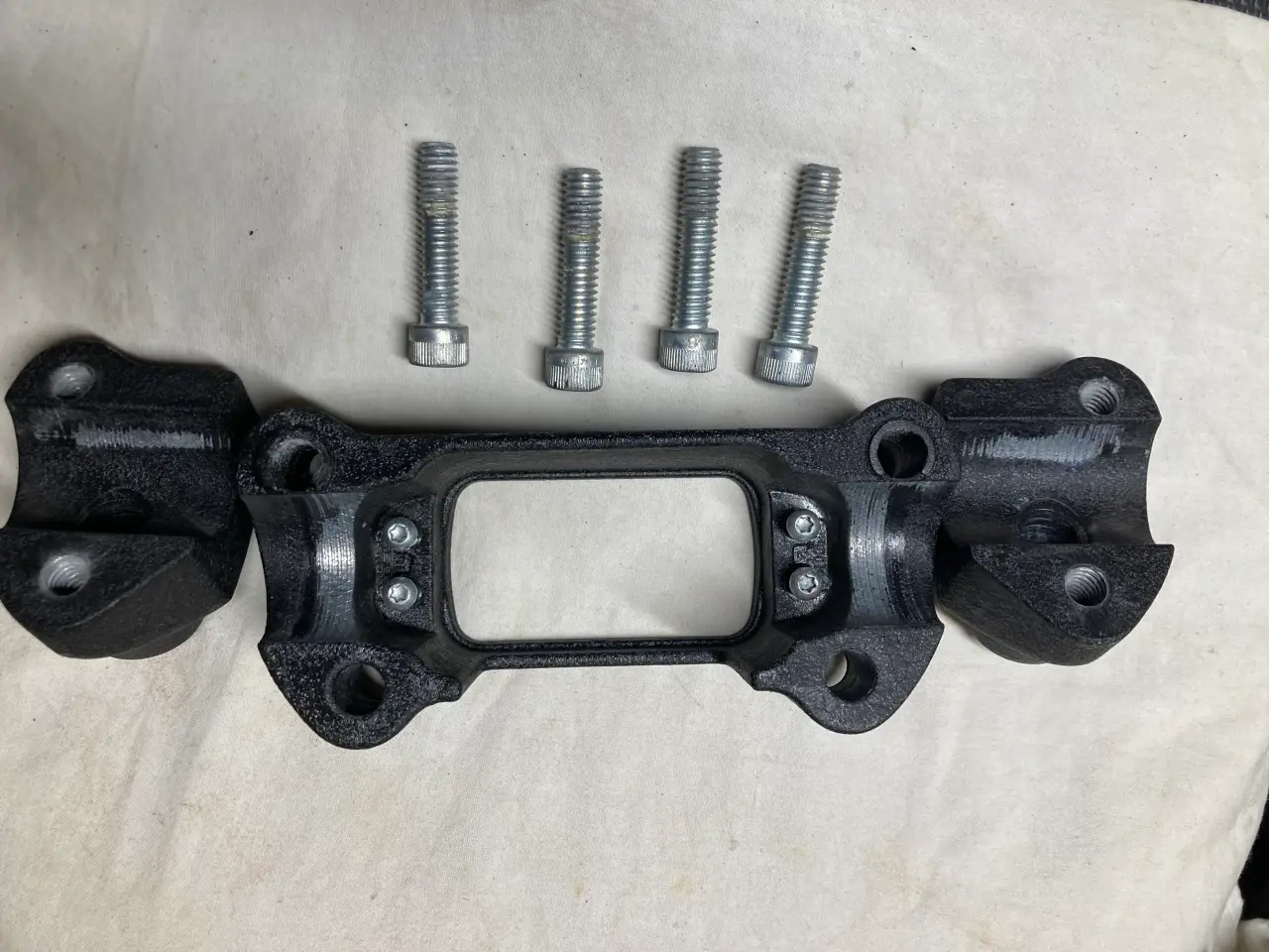Billede 6 - Harley risers/styrholdere til 1” styr, original HD