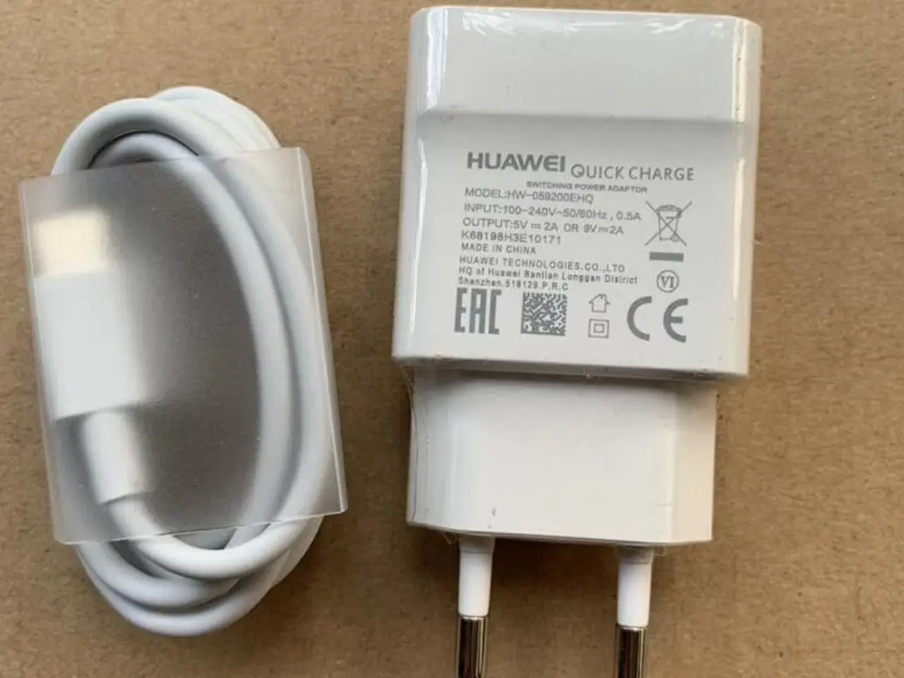 Billede 1 - Original Huawei Quick Charge HW-059200EHQ Fast