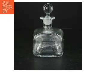 Glaskaraffel med prop (str. 14 cm)