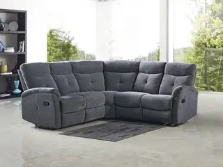 LAHTI hjørnesofa - MørkeGrå