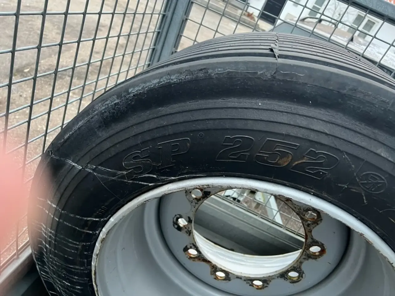 Billede 3 - - - - Trailerhjul 455/40R22,5 Dunlop 2 stk.