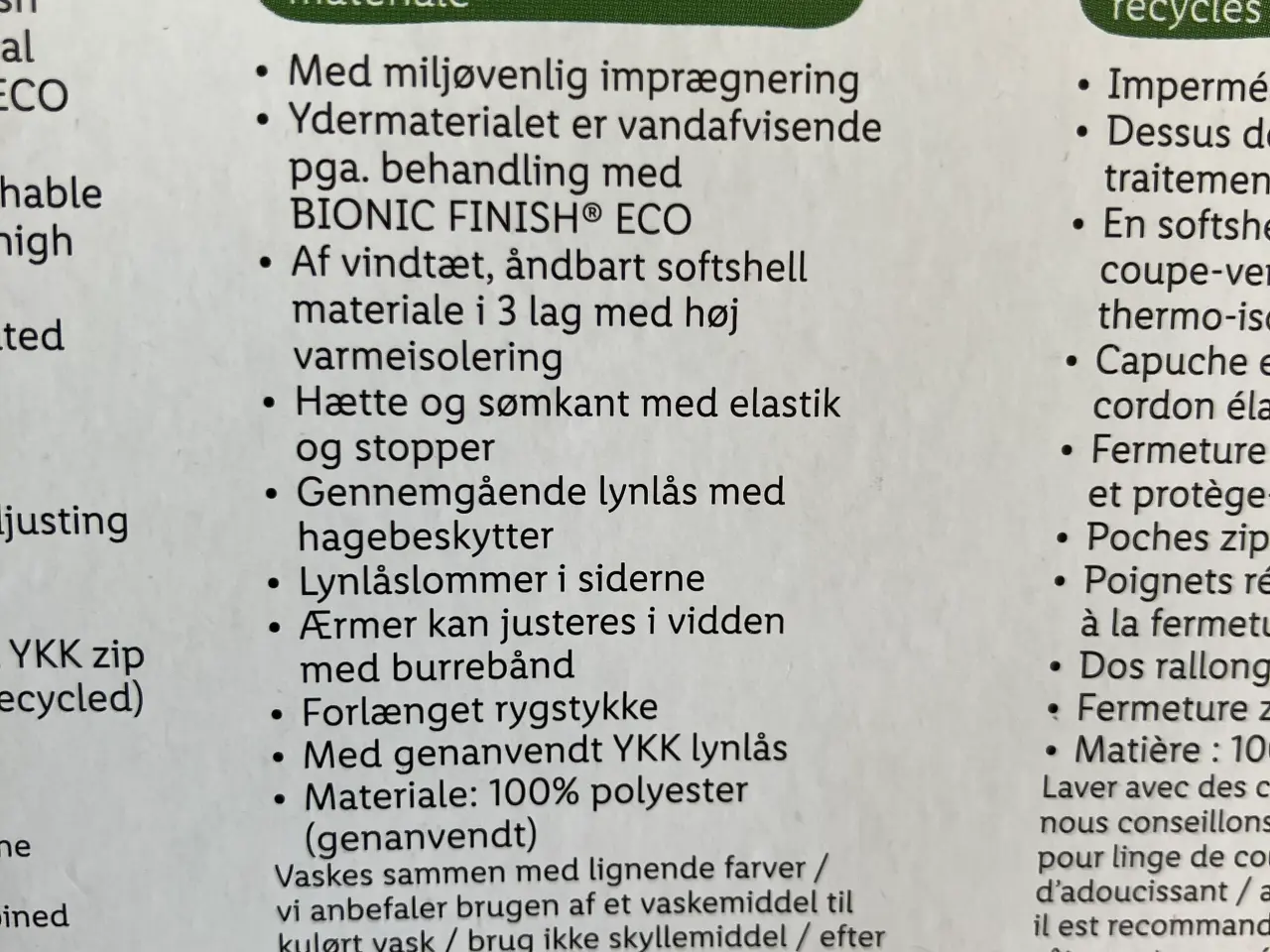 Billede 7 - Ny flot støvet turkisgrøn softshell jakke, 3-lags