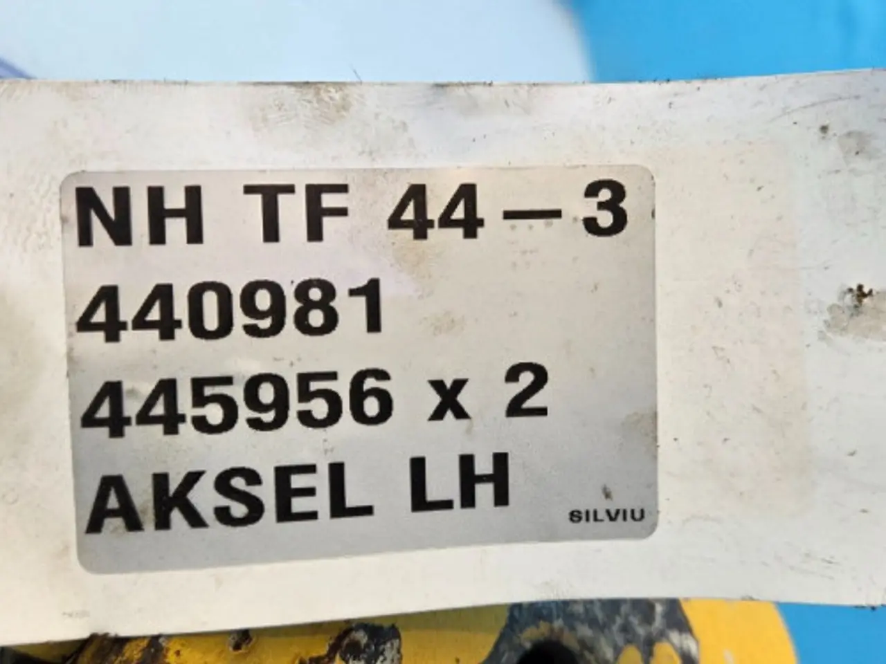 Billede 7 - New Holland TF44 Aksel L. 440981
