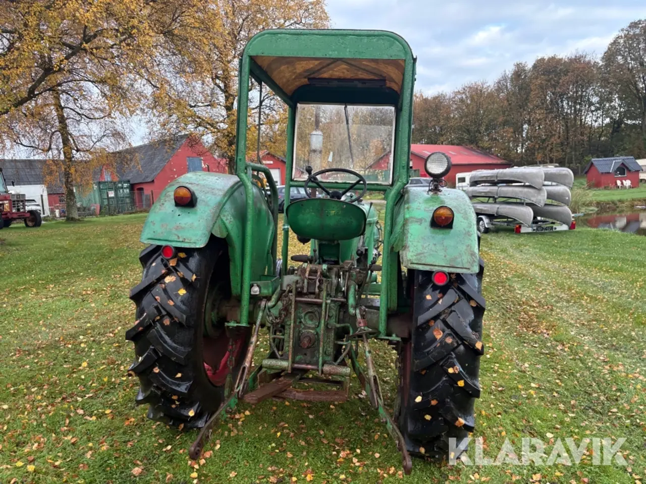 Billede 6 - Veterantraktor Deutz D40 luftkølet F3L 812