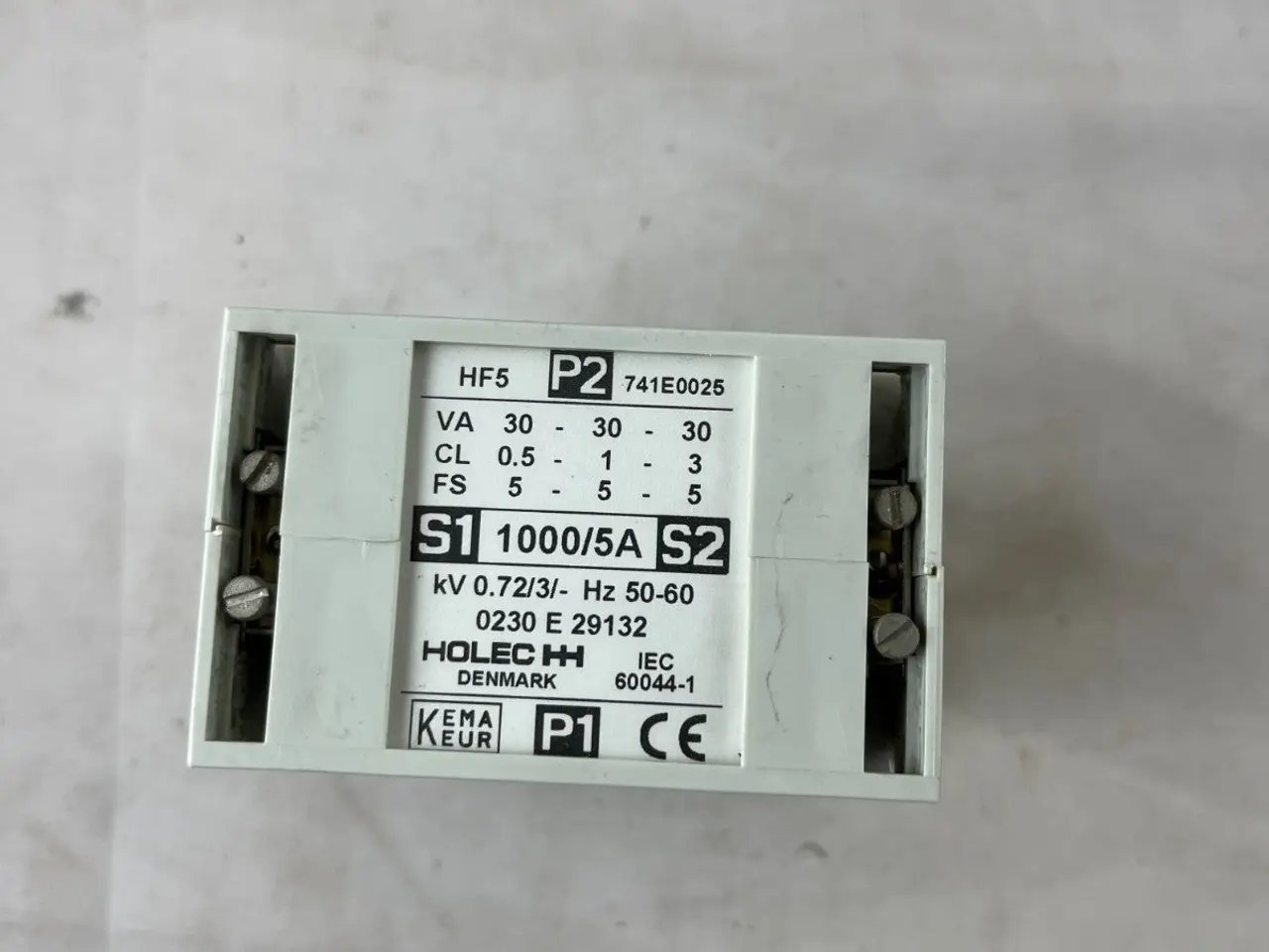 Billede 2 - Holec HF5 741E0025 strømtransformer 1000/5A 30VA