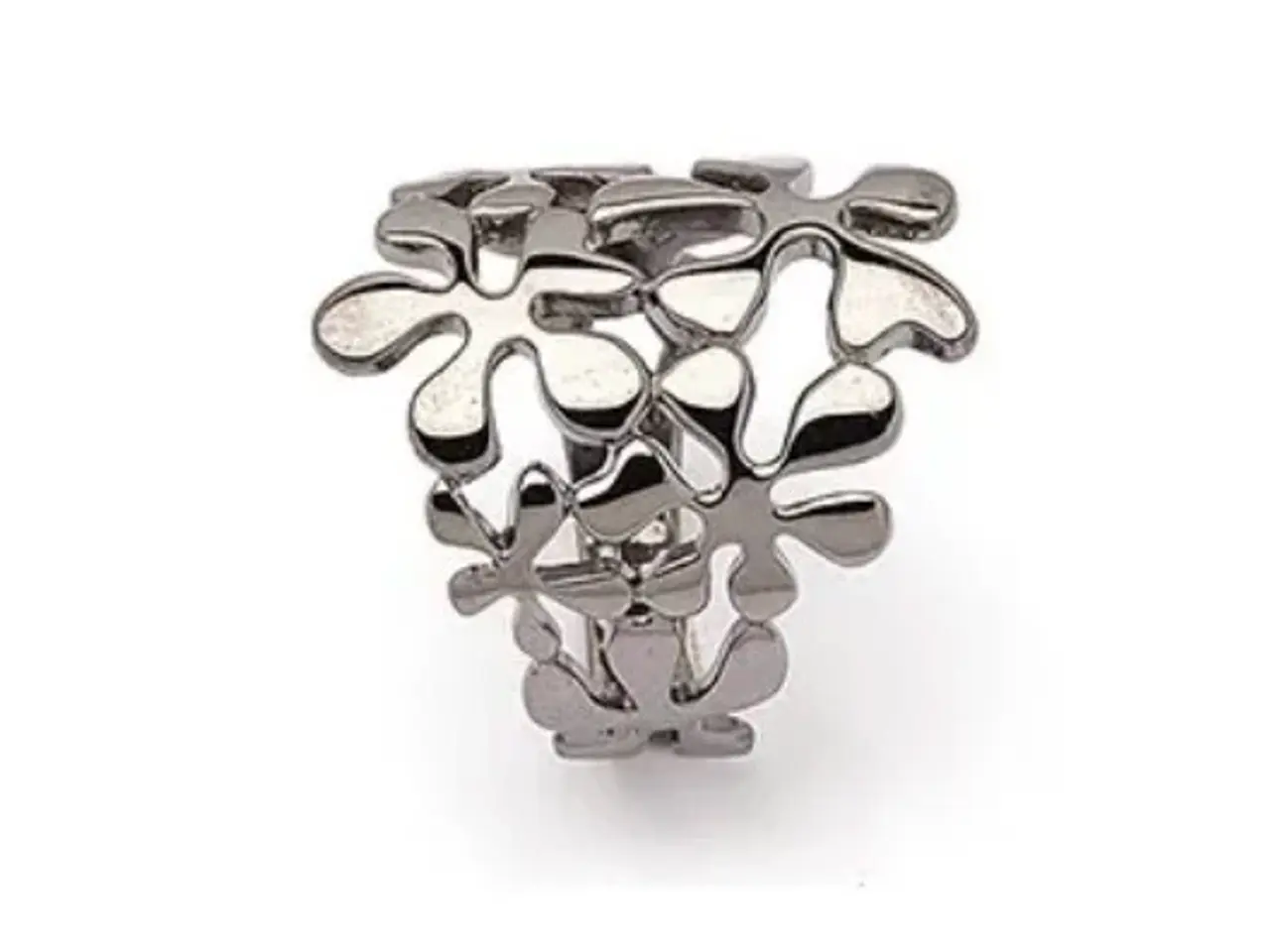 Billede 2 - Fingerring i sort rhodineret sølv 