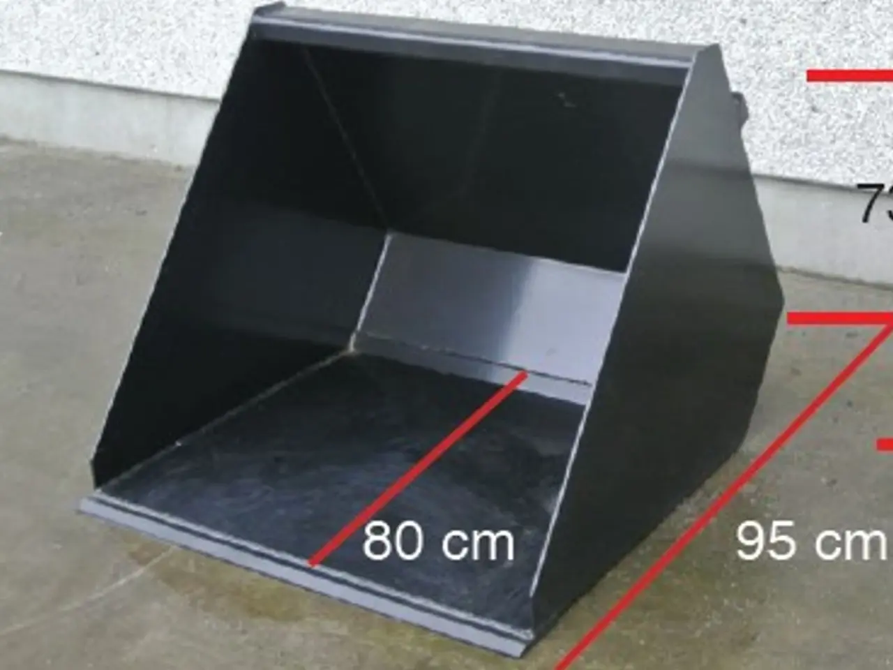 Billede 2 - - - - Volume skovl 0,9-1,6 M OG 0,40-0,71M3  - VOLUMESKOVLE TIL MINILÆSSERE
