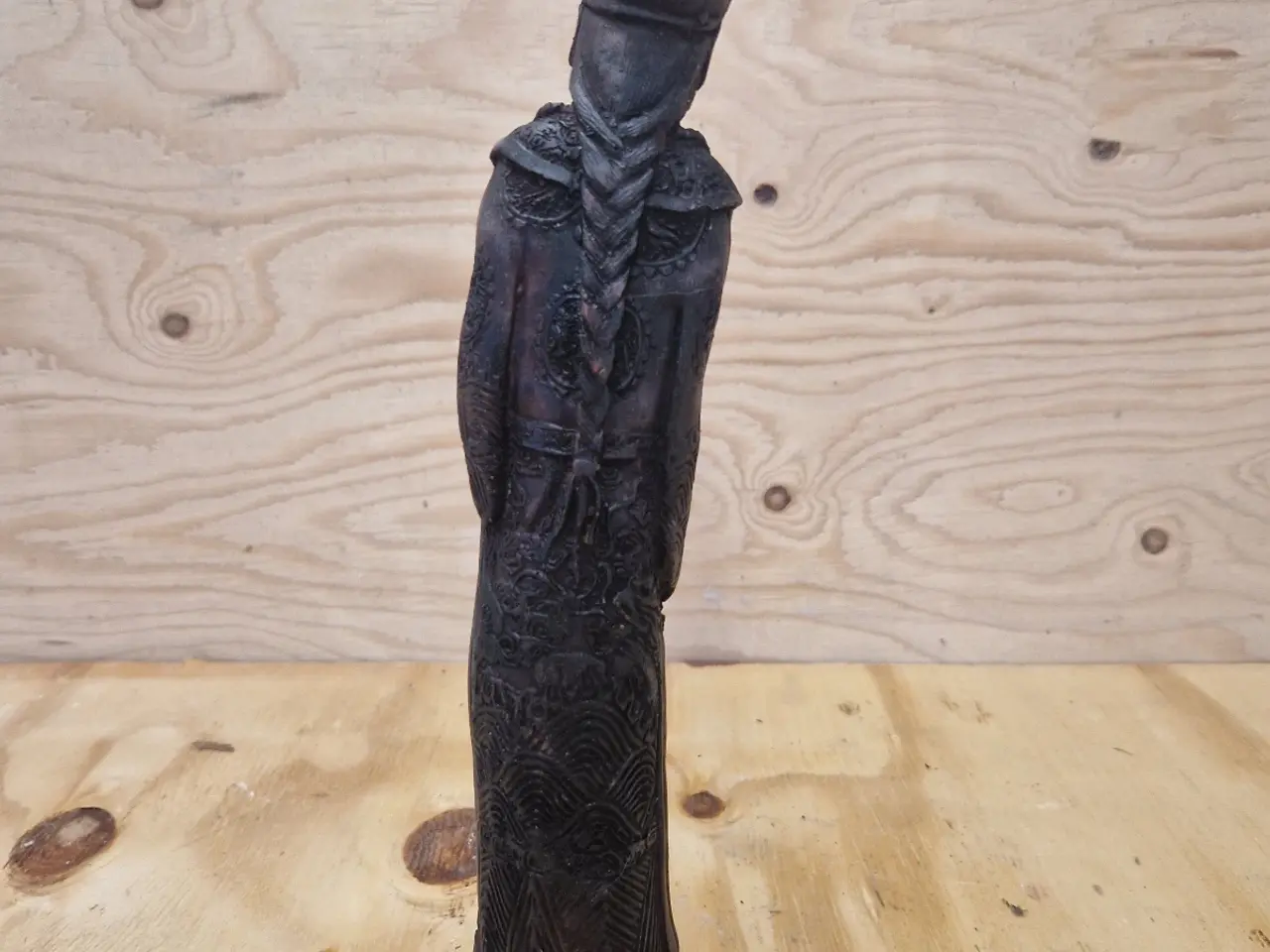 Billede 3 - Vintage Dekorationsfigur asiatisk vismand 