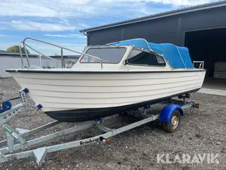 Motorbåd Hewa/Yamaha 16Fod/25HK med Trailer