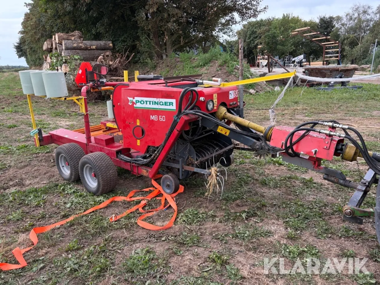 Billede 7 - Rundballepresser med indpakker Pöttinger Mb60