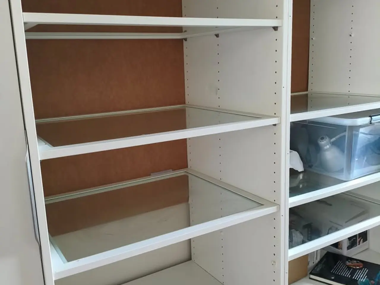 Billede 1 - Glashylde, passer til Pax garderobeskab 75x58