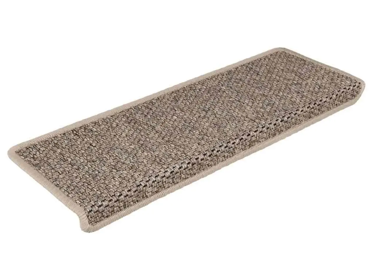 Billede 2 - Selvklæbende trappemåtter 15 stk. 65x21x4 cm sisal-look beige