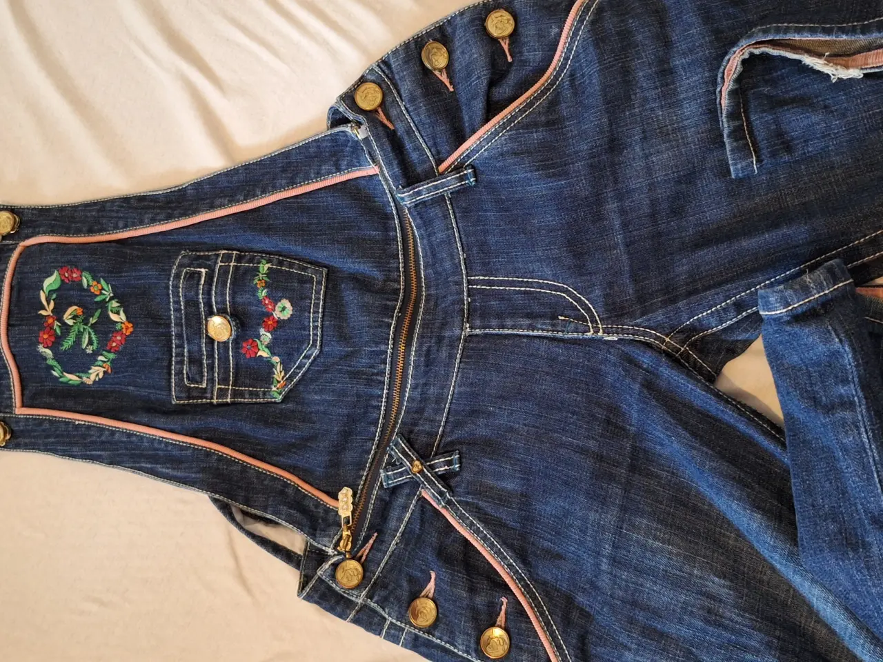 Billede 4 - Overalls med broderier