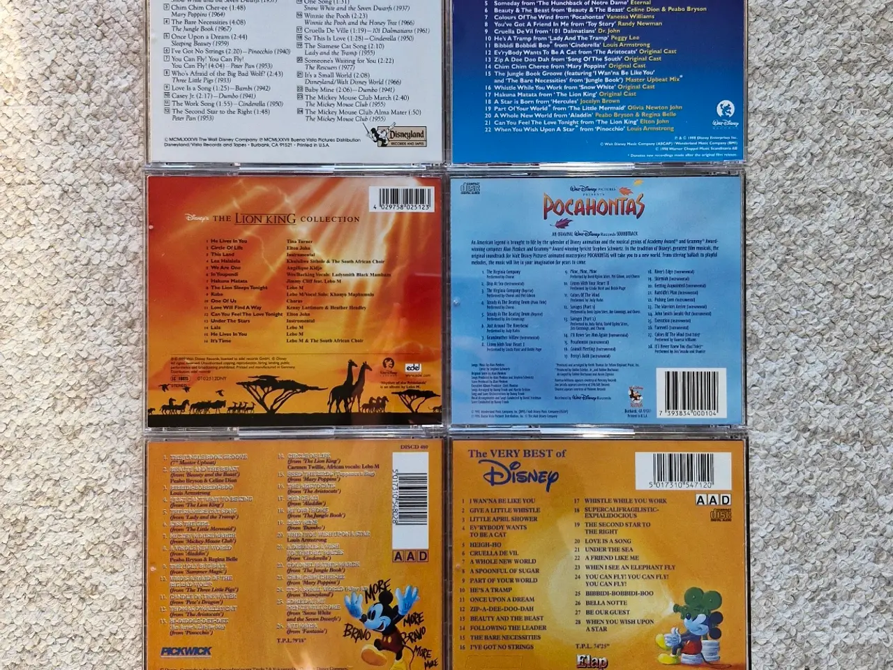 Billede 2 - Disney Album, Lion King, Pocahontas, Aladdin