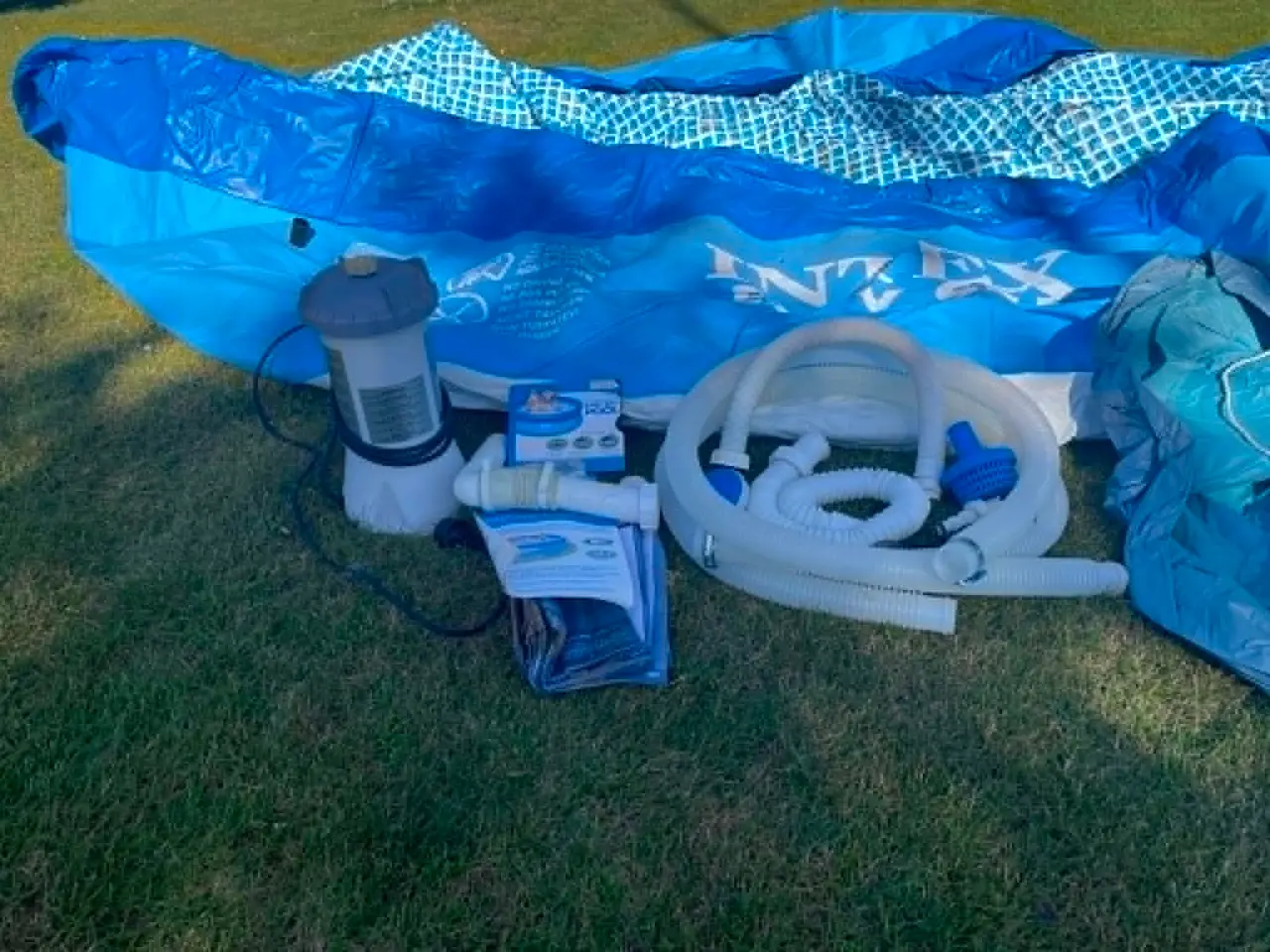 Billede 3 - Intex Easy Set Pool med ny filterpumpe