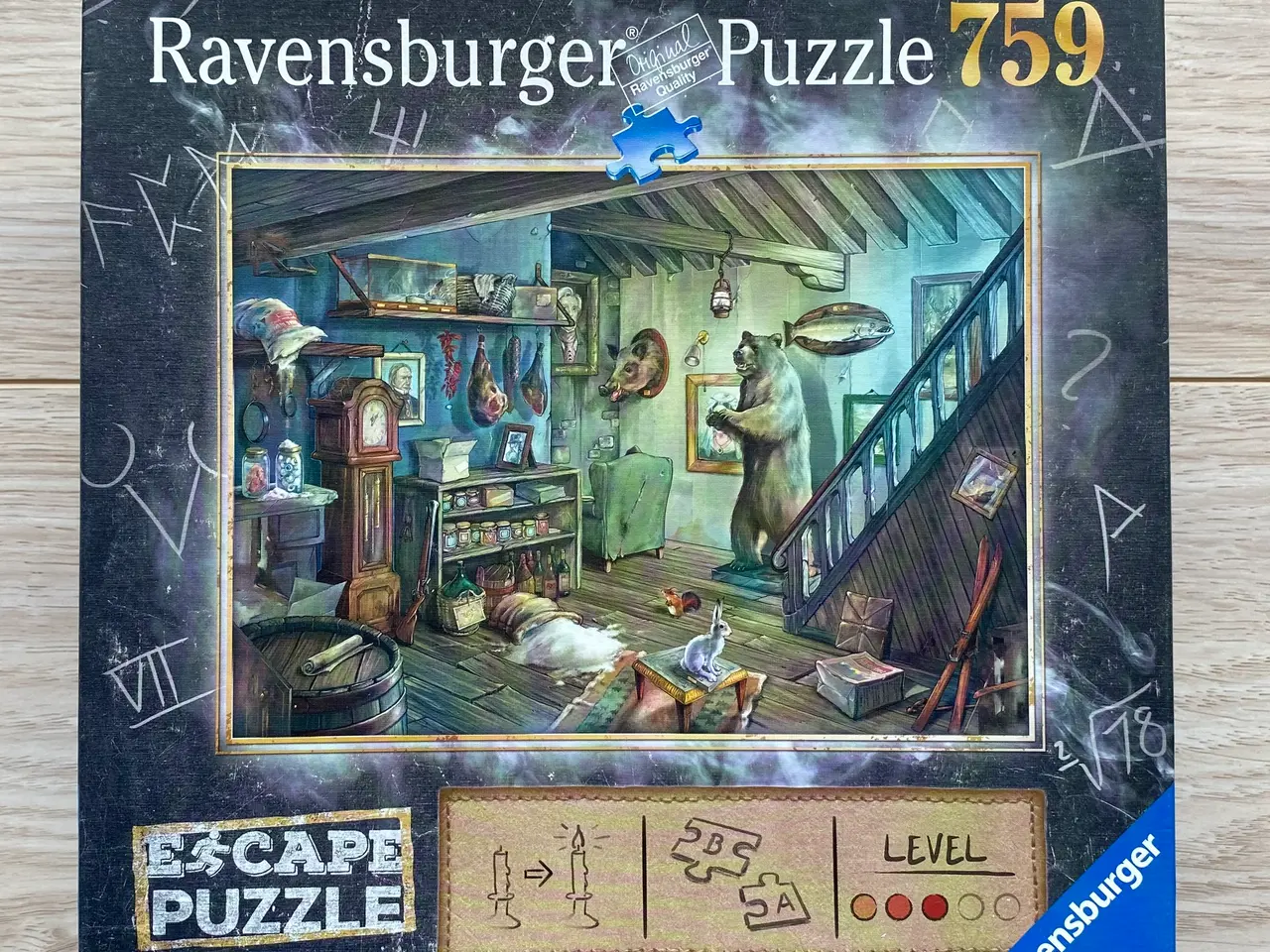 Billede 1 - Escape Puzzle- The Forbidden Basement 1000 brikker