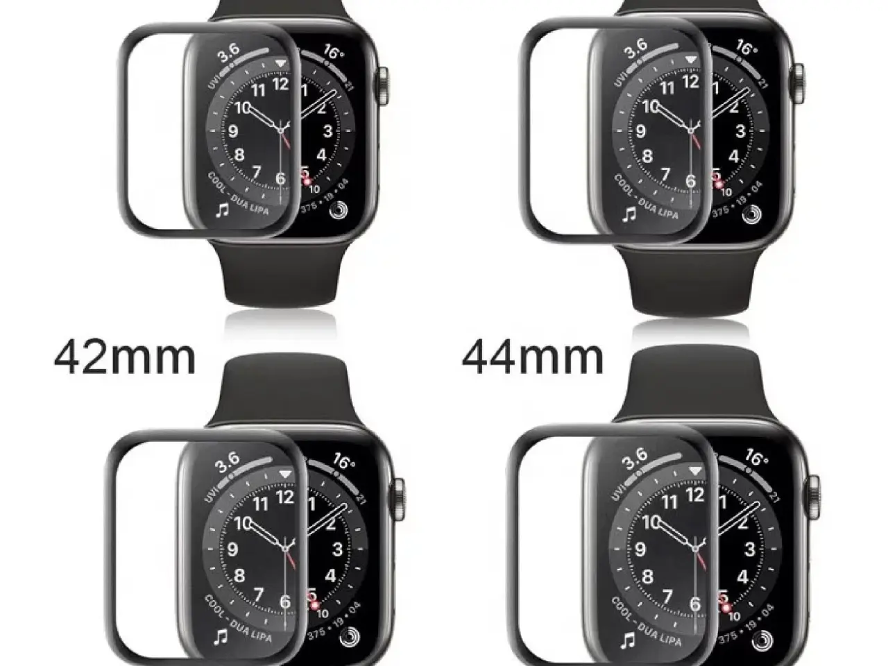 Billede 5 - Skærmbeskyttelse til Apple Watch – Ridse- & Stødsi