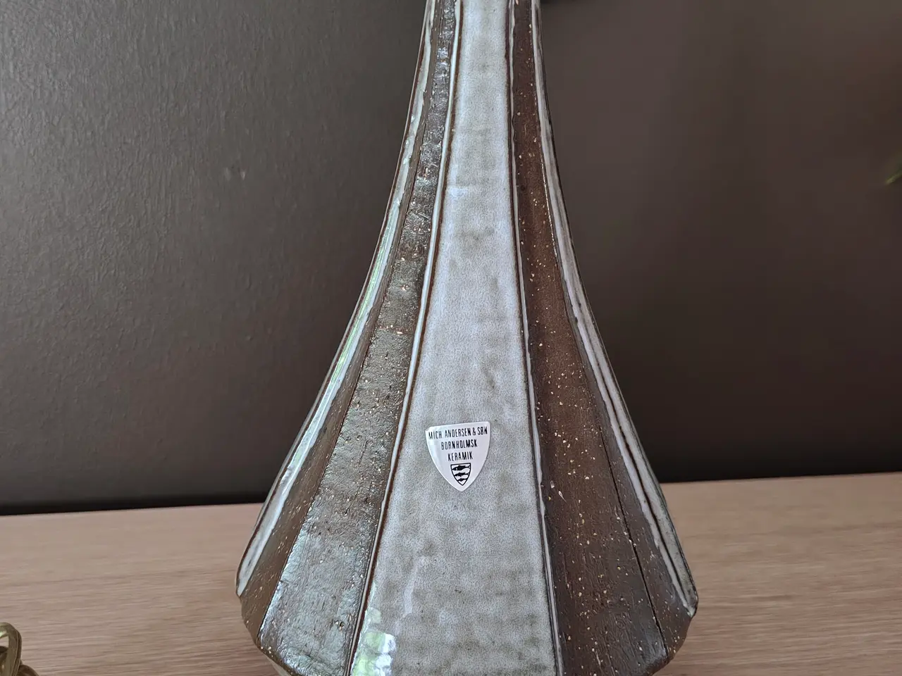 Billede 3 - Flot Michael Andersen keramik bordlampe
