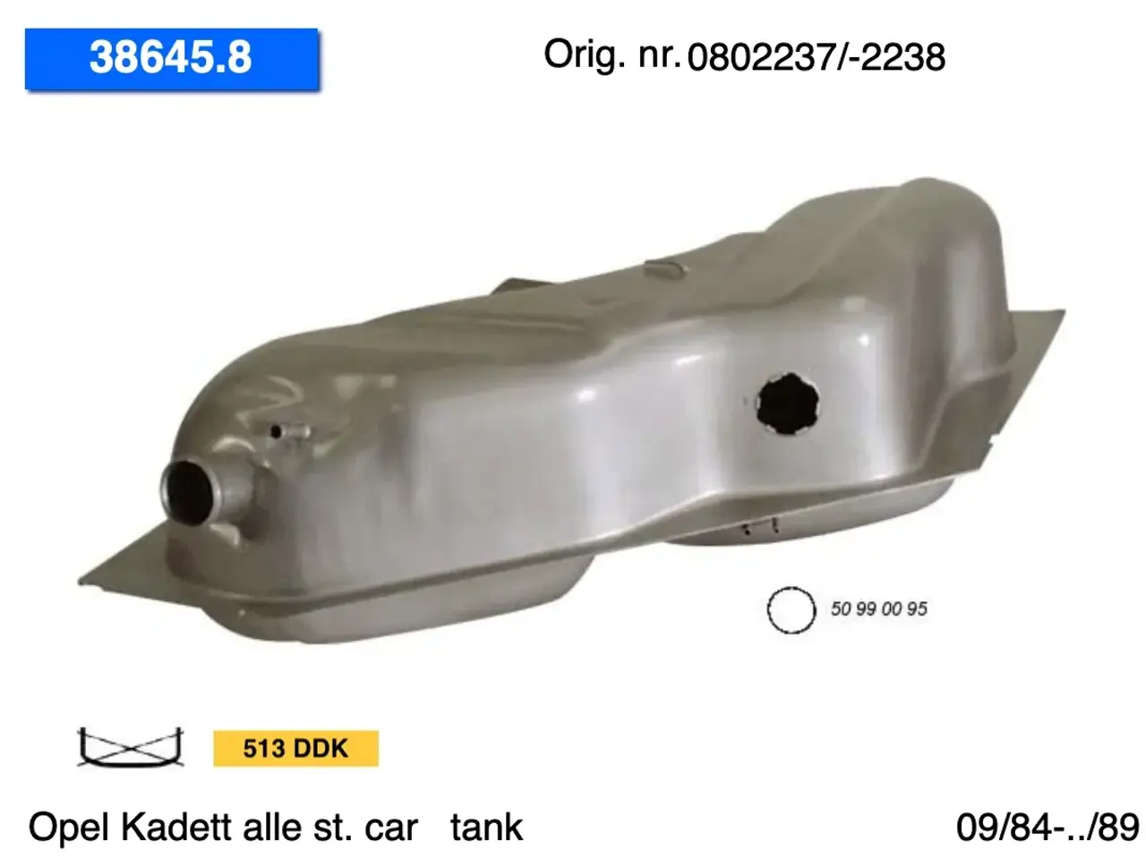 Billede 6 - Opel Kadett st. car tanke