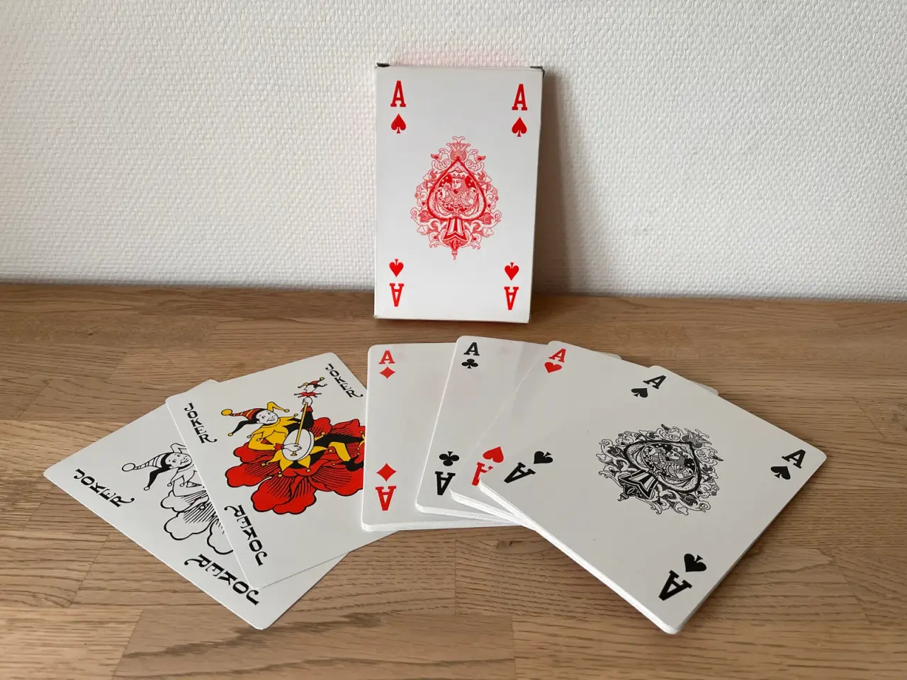 Billede 4 - KOMPLET: Kæmpe spillekort - ca. 19 cm høje