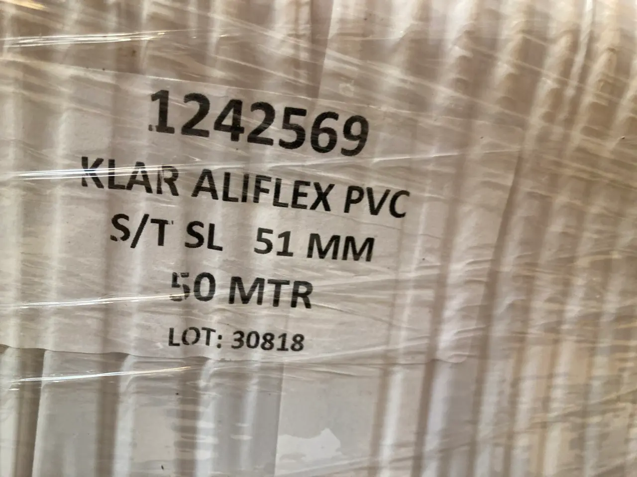 Billede 3 - Klar kraftig PVC slange Ø51 mm til f. eks. spånsug