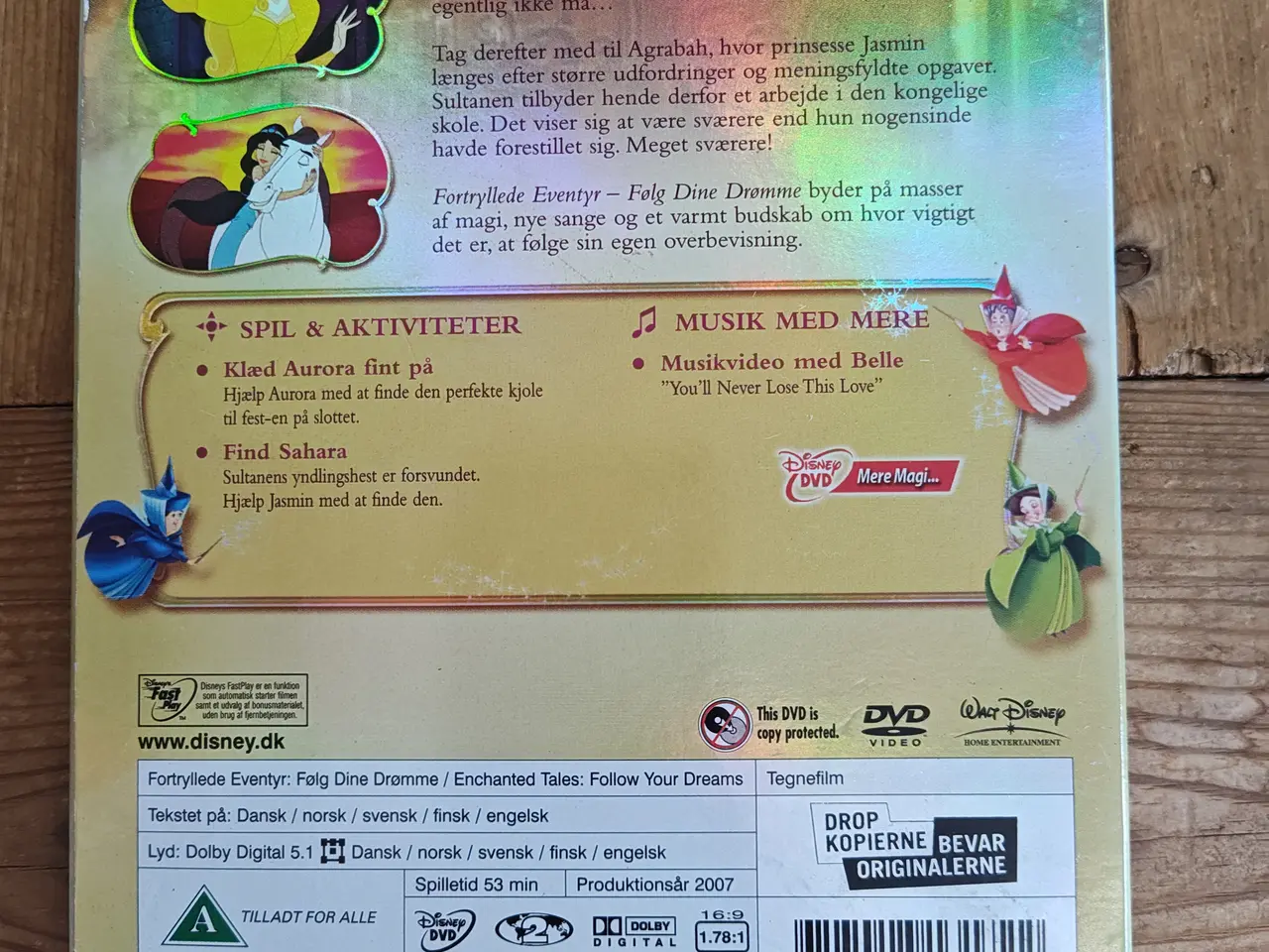 Billede 2 - Disney Prinsesser fortryllede eventyr DVD