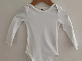 NÆSTEN NY Hvid langærmet bodystocking